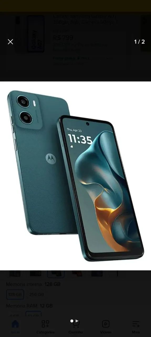 Celular moto g05 128 gb