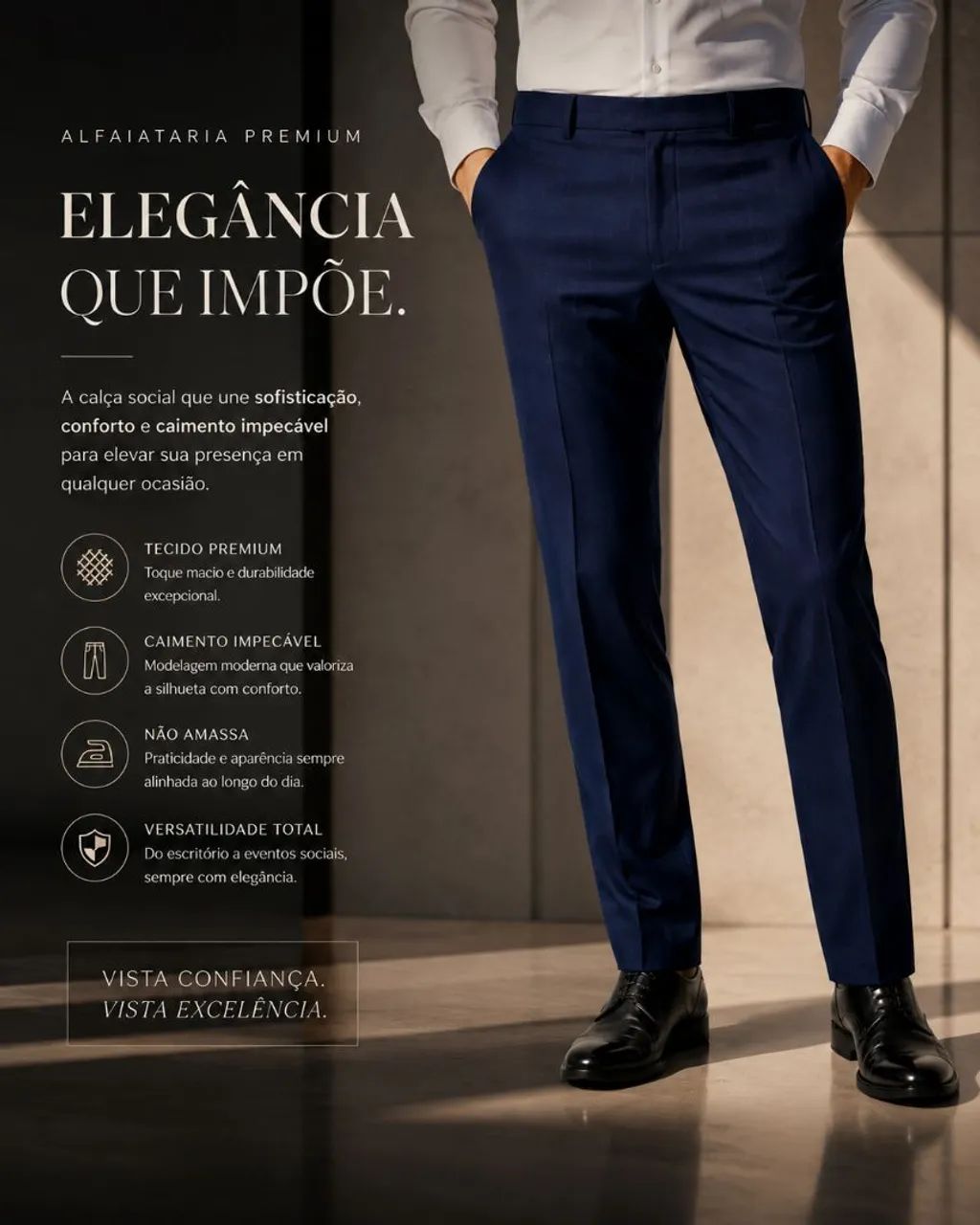CALÇA SOCIAL | INSTINTO/ ML
