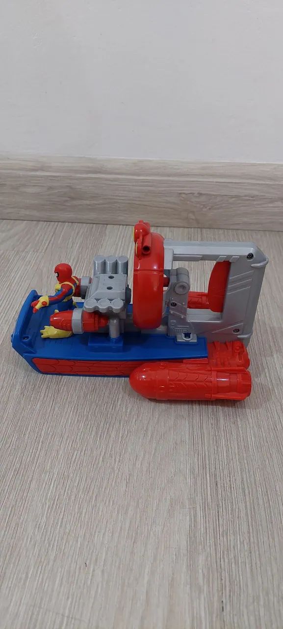Barco do Homem Aranha Imaginext (Usado)  - Foto 4