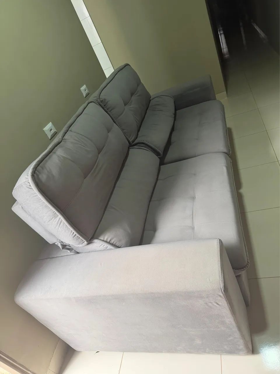 Sofá retrátil e reclinável 2,50M - Foto 4