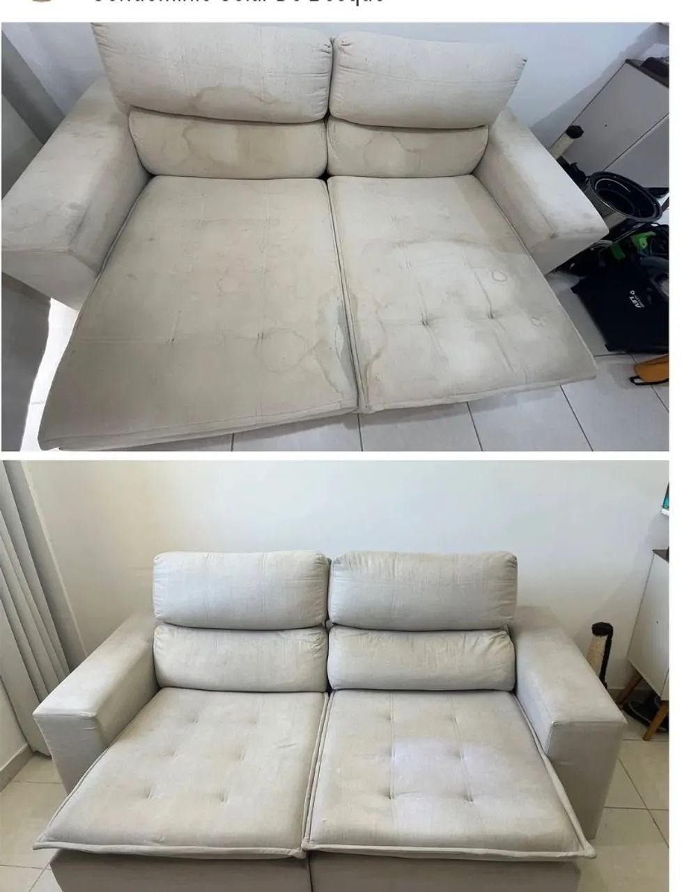 Limpeza profissional de estofados  - Foto 3