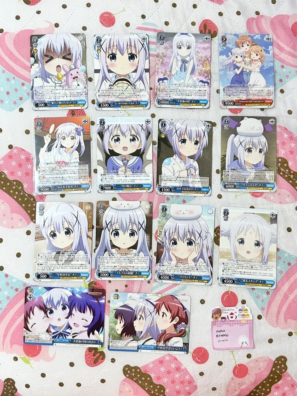 lote - cards gochuumon wa usagi desu ka?