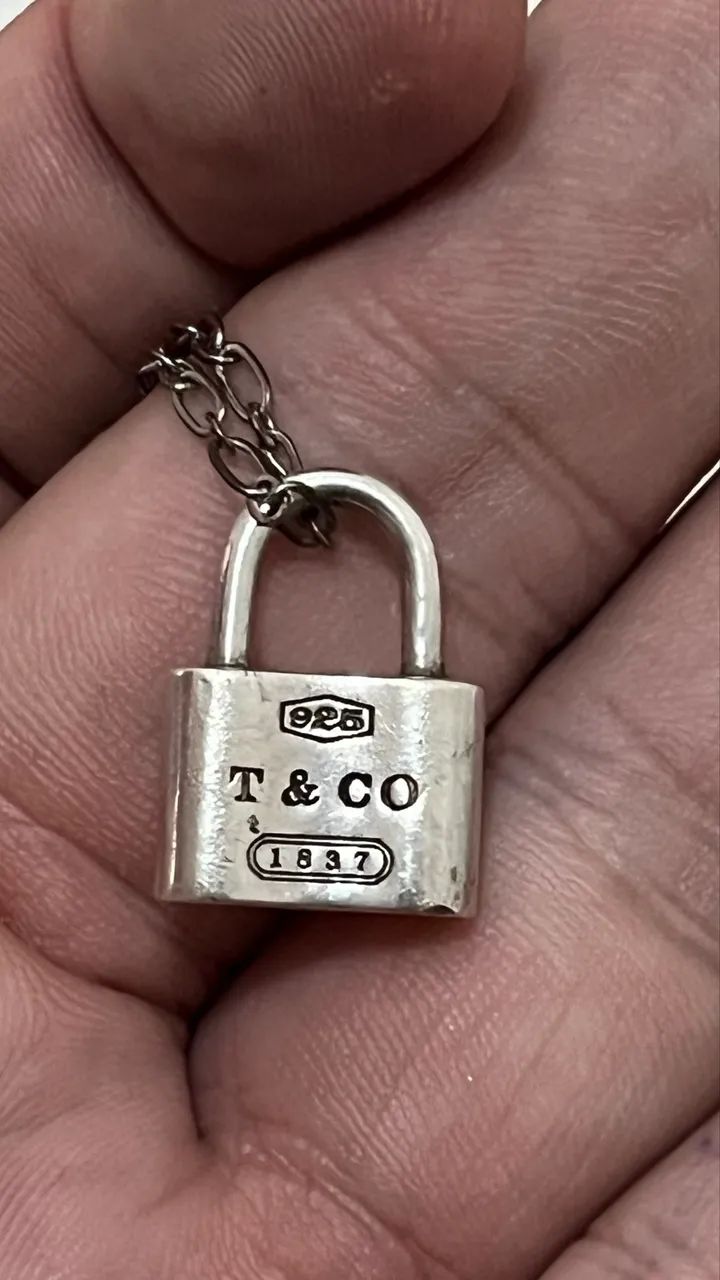 Corrente e pingente cadeado Tiffany  & Co - Foto 4