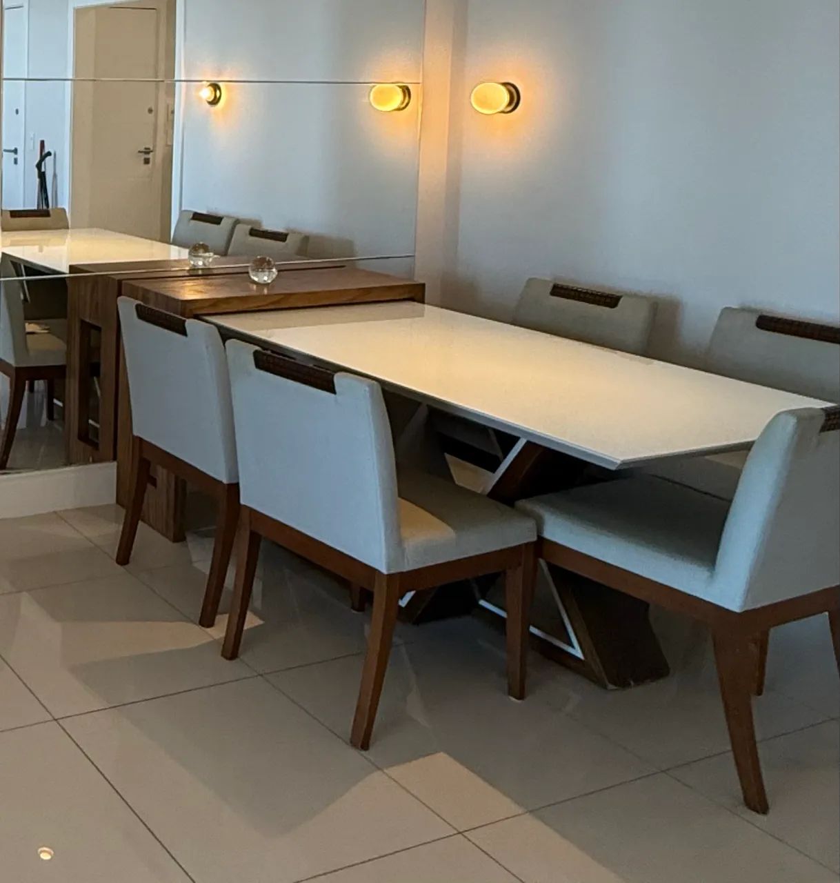 Mesa vidro + laca 150x90cm - Foto 5
