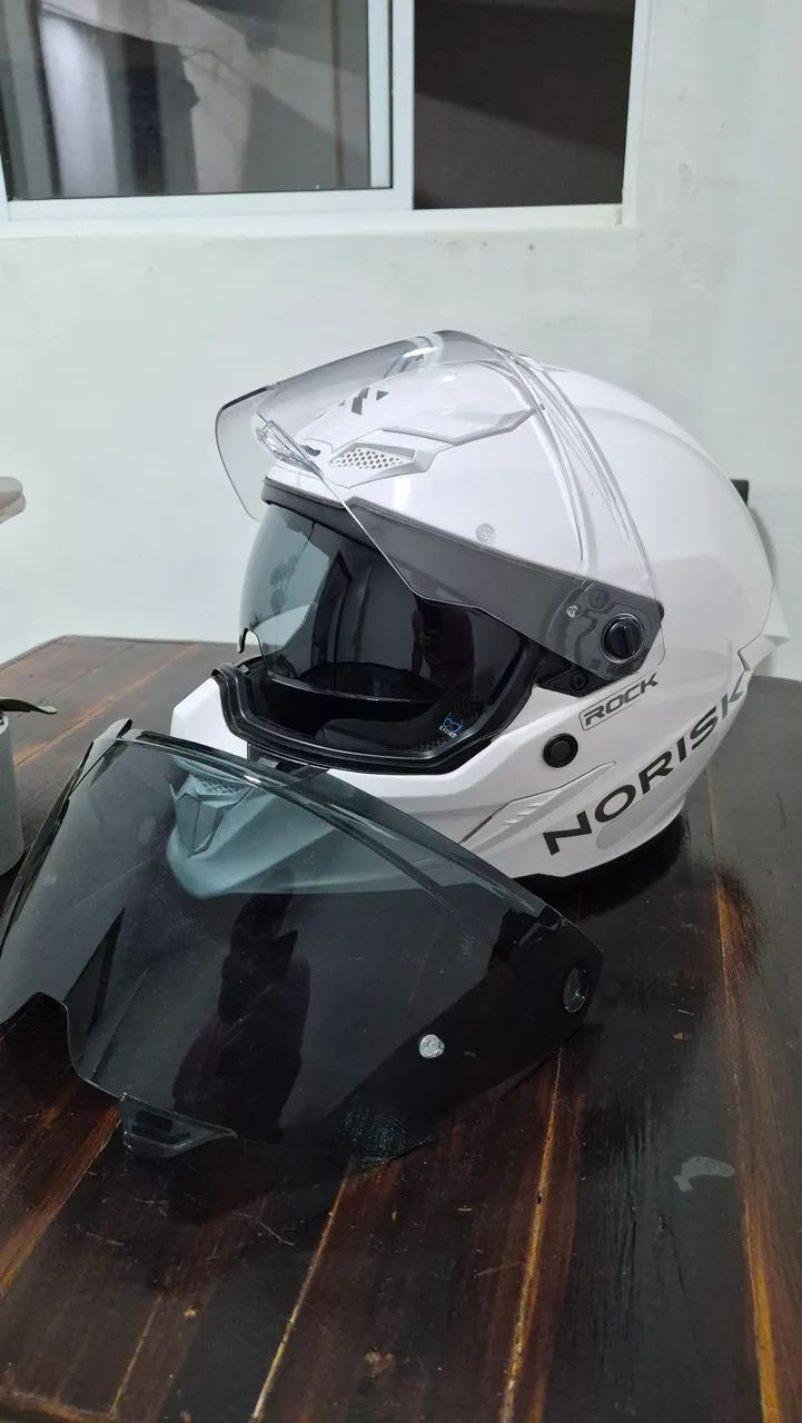 Capacete norisk rock branco