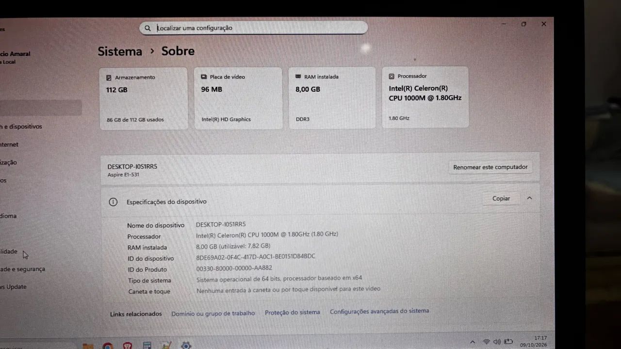 Notebook acer básico para estudo  - Foto 4