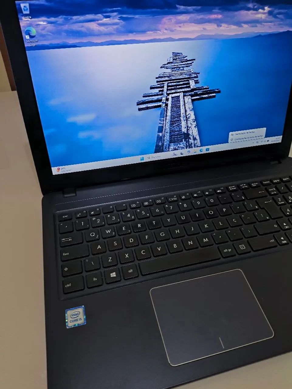Notebook Intel i5-8th 8g SSD 256gb tela 15.6 - Notebooks