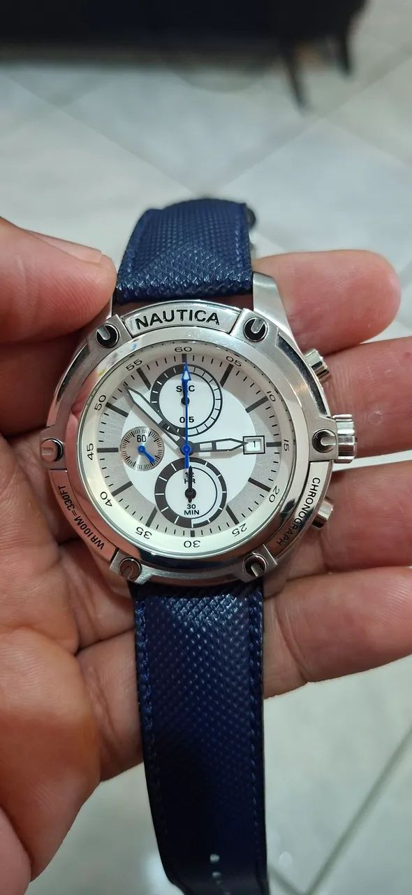 Relógio nautica original vendo olx pay mais entrega para todo Brasil faço envio  - Foto 4