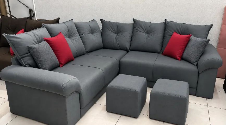 OFERTA SOFÁ DE CANTO+ BRINDES!! - Foto 2