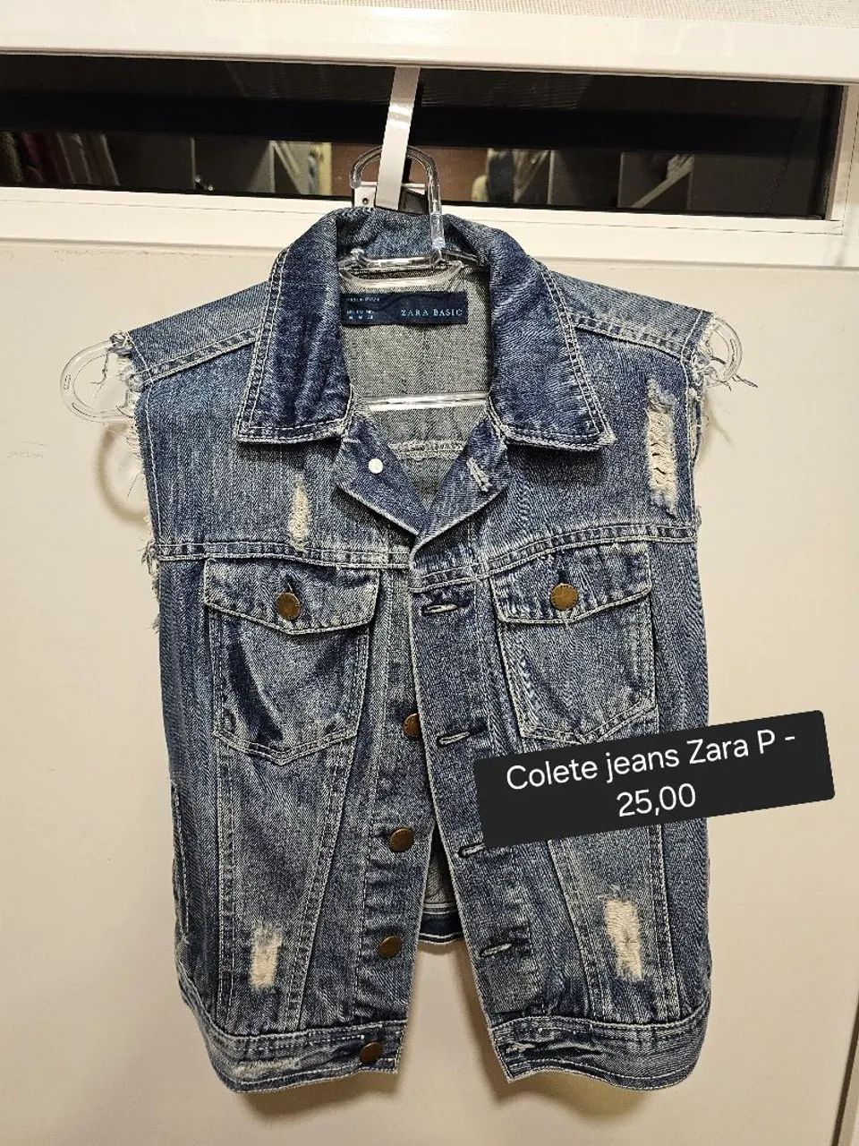 Colete jeans Zara P
