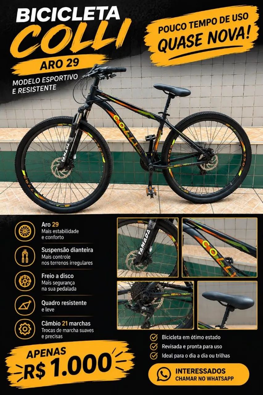 Bicicleta colli aro 29 
