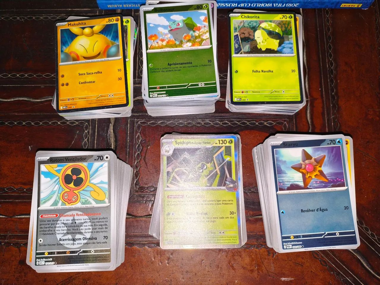 Bulk de cartas pokémon