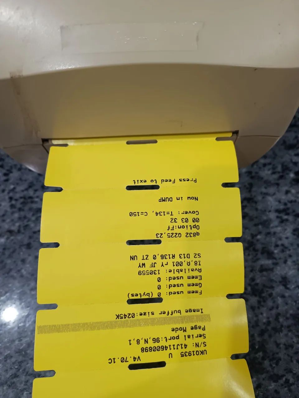 Vendo Impressora de Etiqueta Zebra TLP 2844, funcionando, folha teste nas fotos. LEIAA. - Foto 2