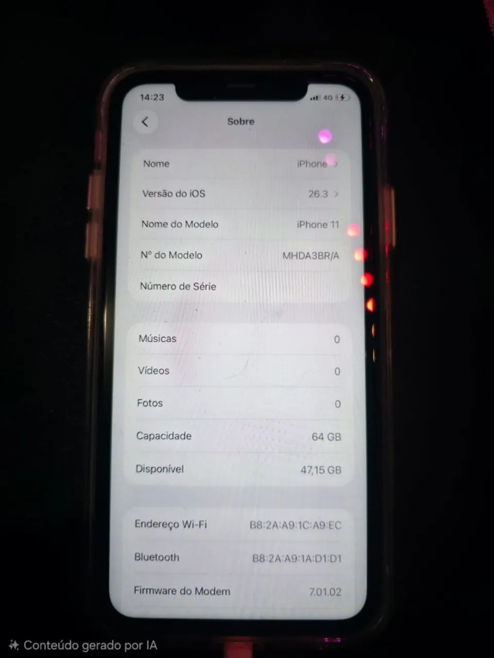 iPhone 11 64Gb Preto  - Foto 3