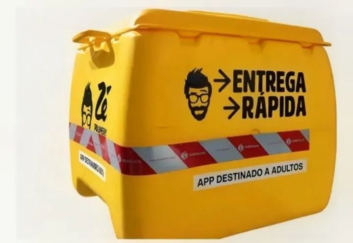 Baú moto Zé Delivery 