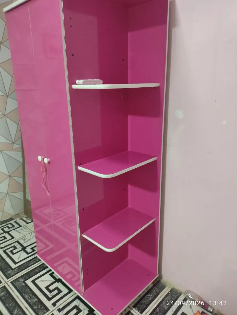 Roupeiro rosa infantil  250