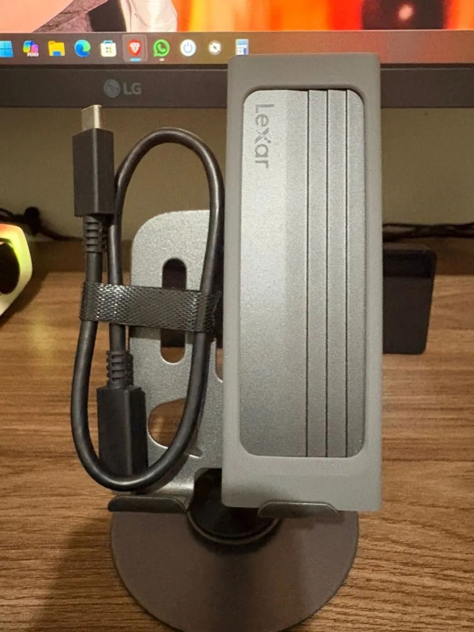 Case/Leitor SSD NvMe M.2 - Lexar  - Foto 2