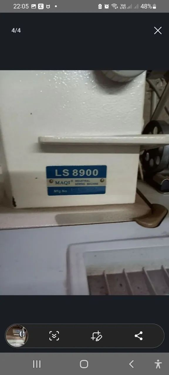 Máquina de costura industrial reta MAQI LS 8900 - Foto 3