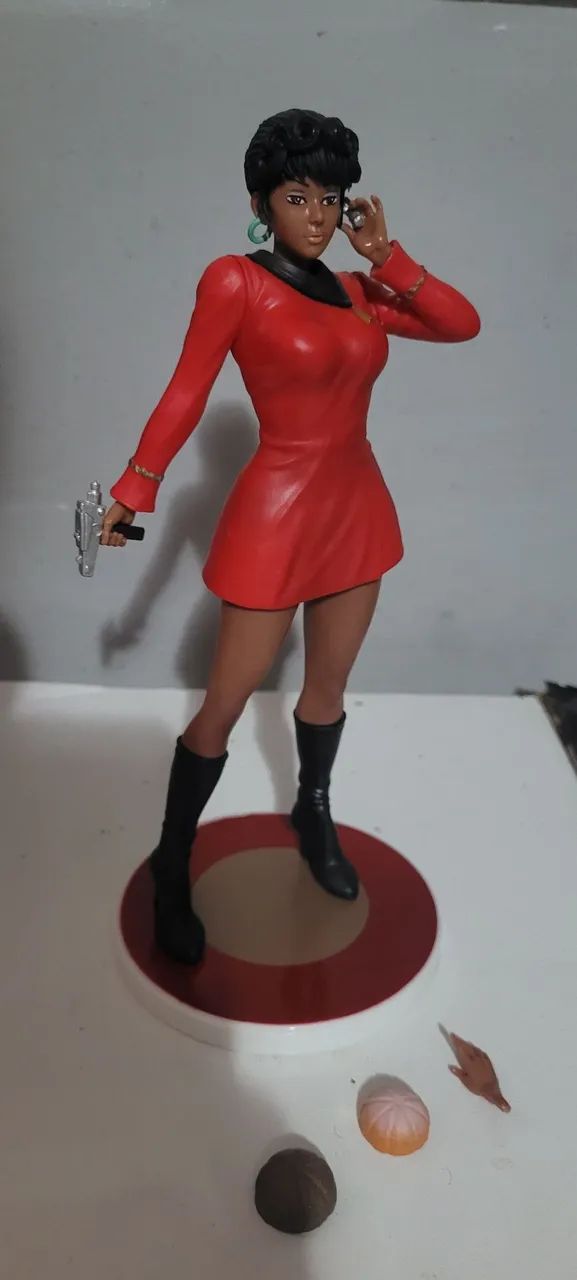 Boneco star trek oficial de operacao Uhura action figure bishoujo