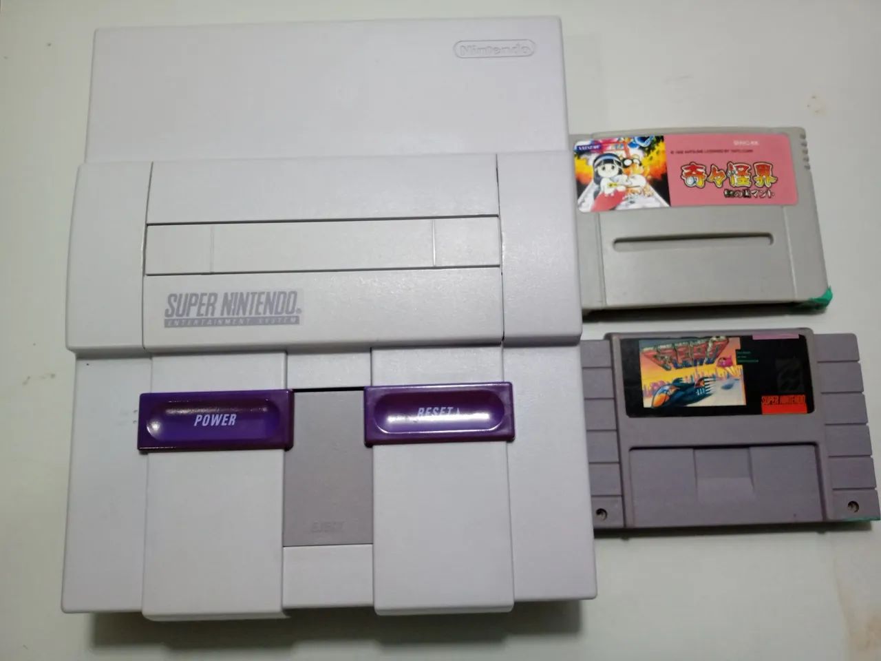 Super Nintendo completo com dois jogos - Foto 2