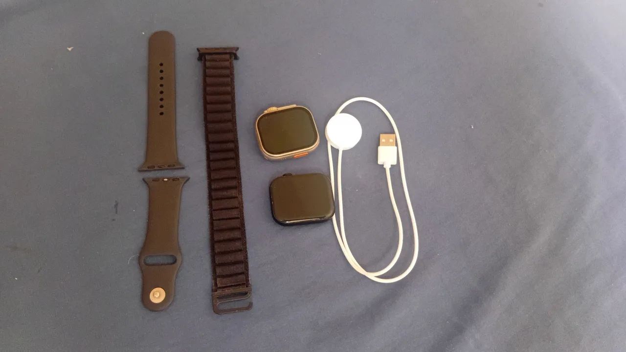 Kit de 2 Smartwatch Bluetooth inteligentes.