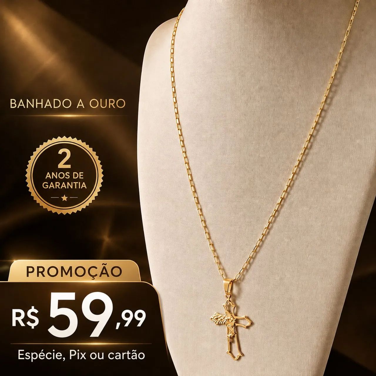 Correntes masculinas com garantia