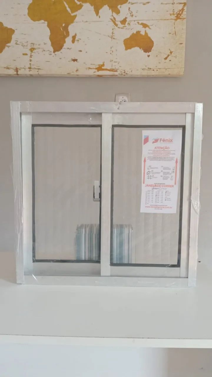 JANELA DE BANHEIRO 40X40 + GRADE DE PROTEÇÃO DE 50X50 CONJUNTO COMPLETO PROMOÇÃO  - Foto 2
