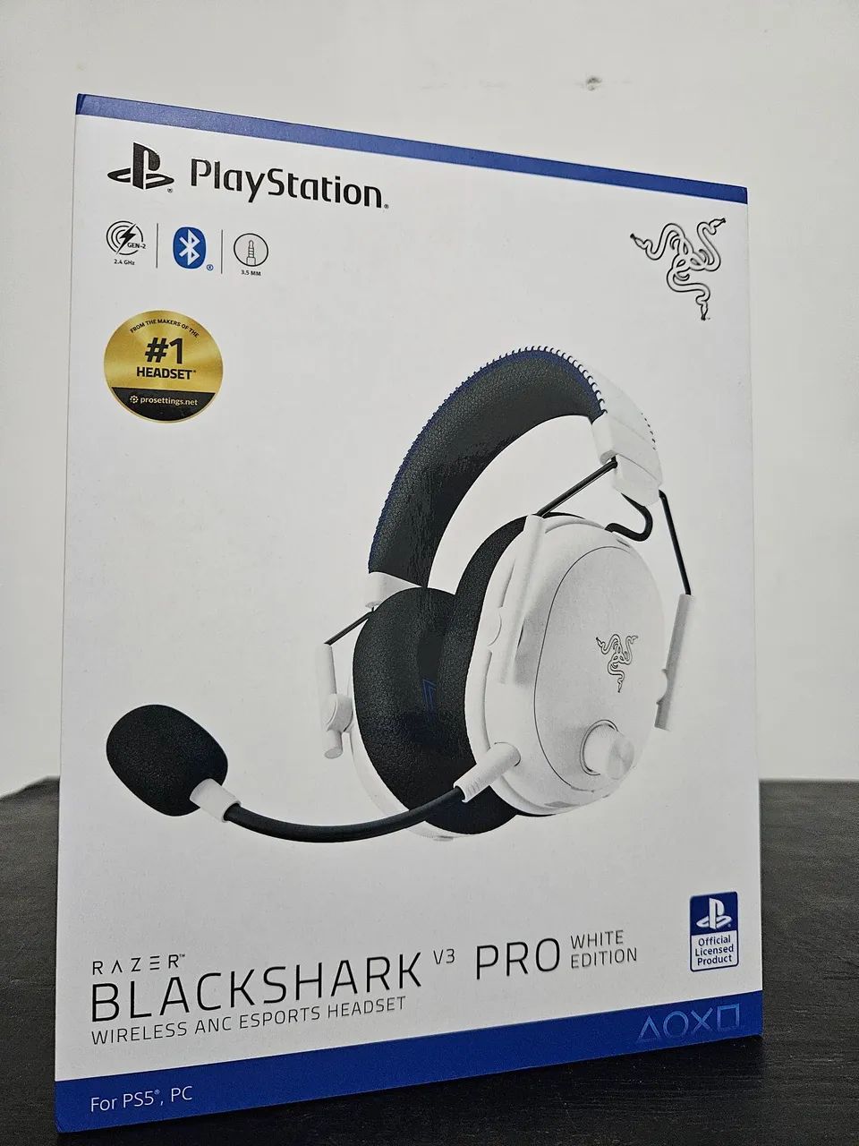 Razer blackshark V3 PRO branco  - Foto 4