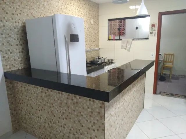 Balcao de granito, medindo 220x40 ,180x40 cm ,balcao em L.  - Foto 4