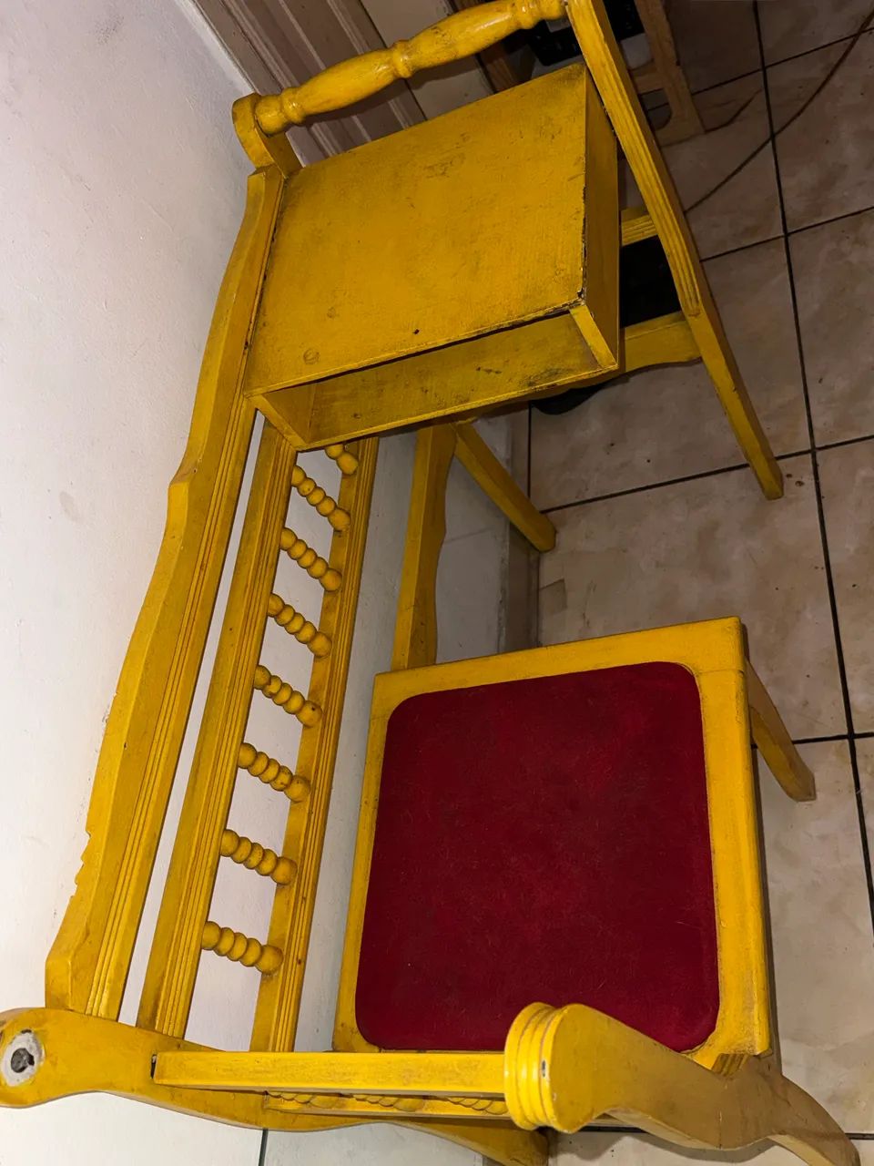 Mesa antiga de telefone  - Foto 2