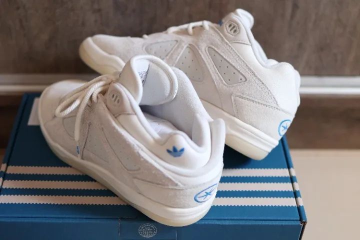 bad bunny x adidas badbo 1.0 chalk white talc - Foto 4