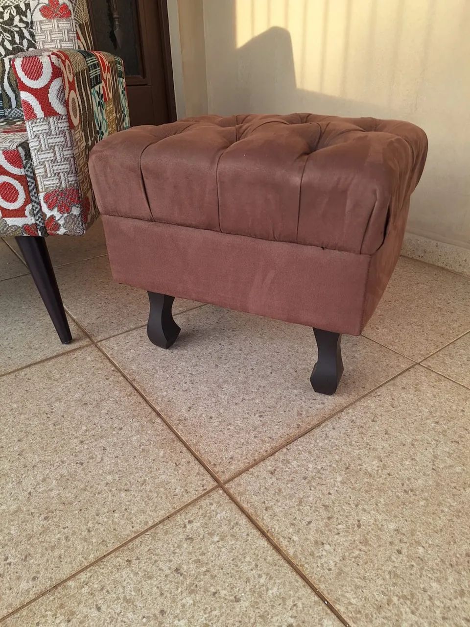 Poltrona patchwork + puff  - Foto 5
