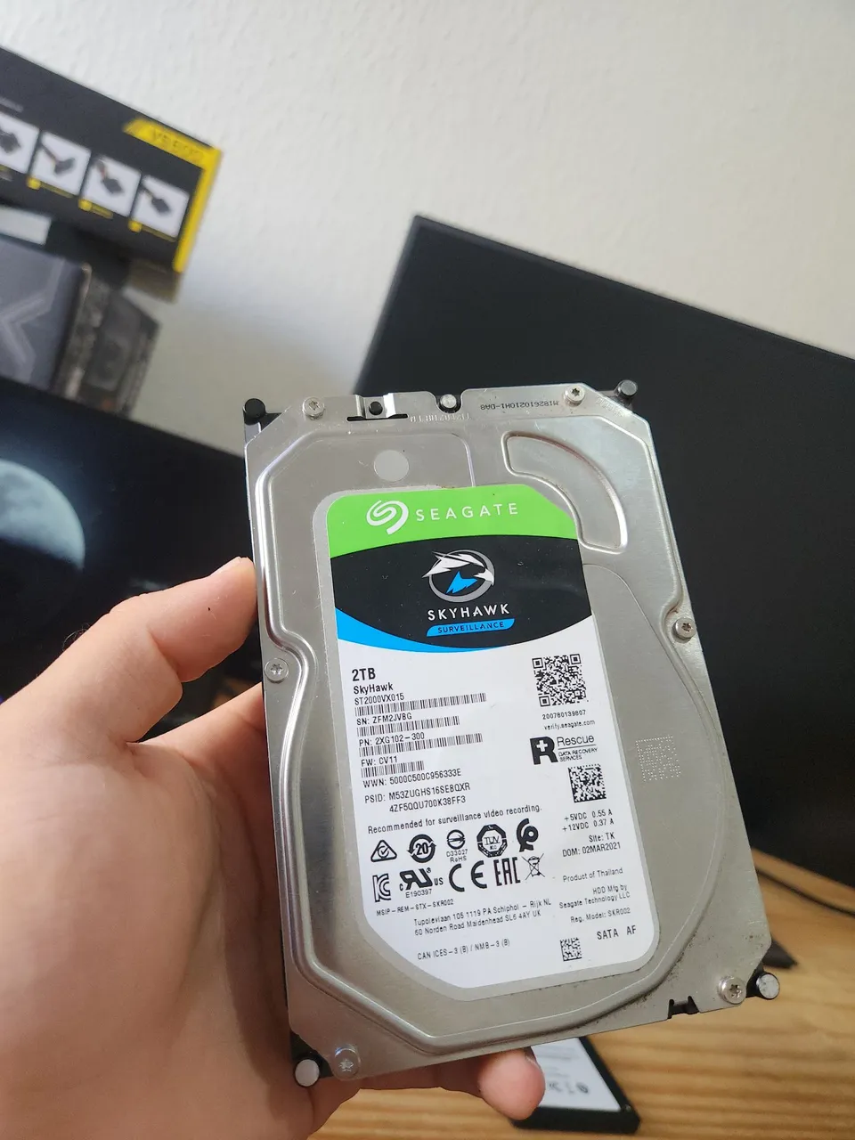 SSD Crucial MX500 2TB CT2000MX500SSD1 SATA ATENÇÃO! SSD DE 100% DE