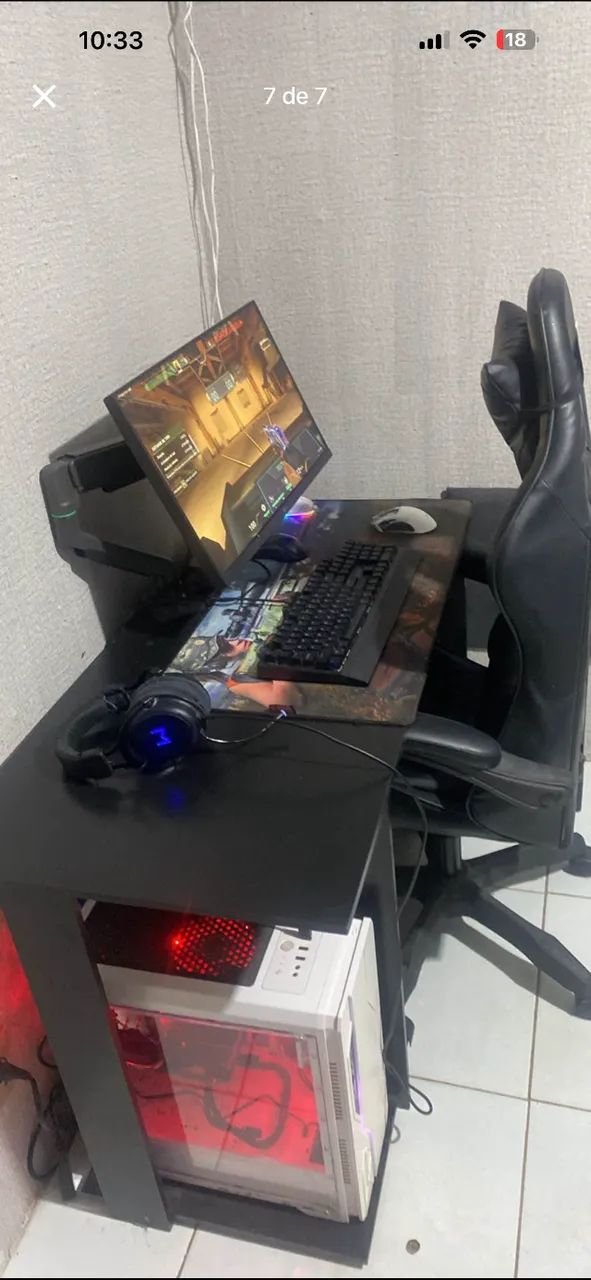 PC GAMER COMPLETO COM CADEIRA GAMER - Foto 5