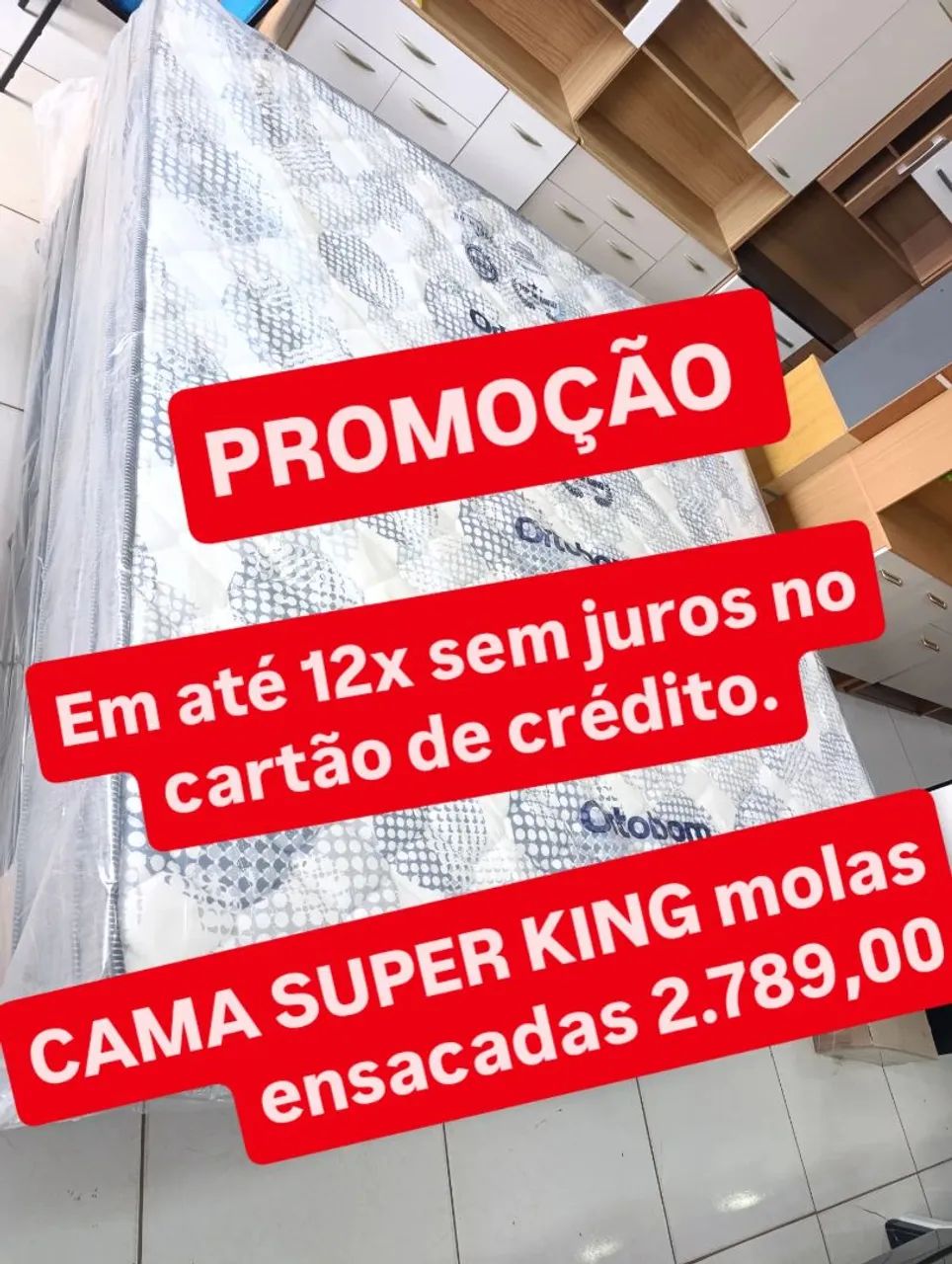 CAMA SUPER KING MOLAS ENSACADAS