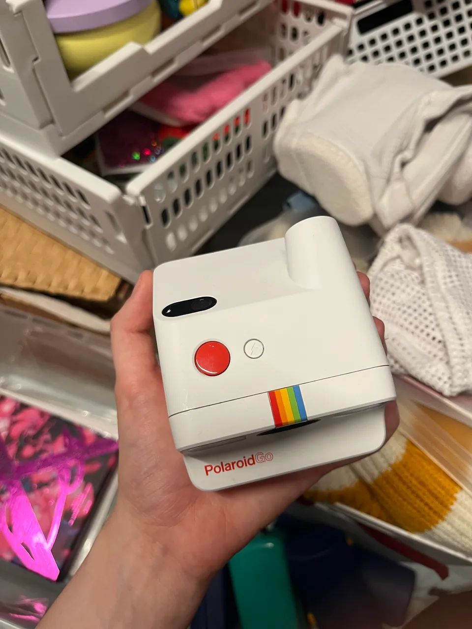 Câmera Instantânea Polaroid Go Branca - Funcionando  - Foto 3