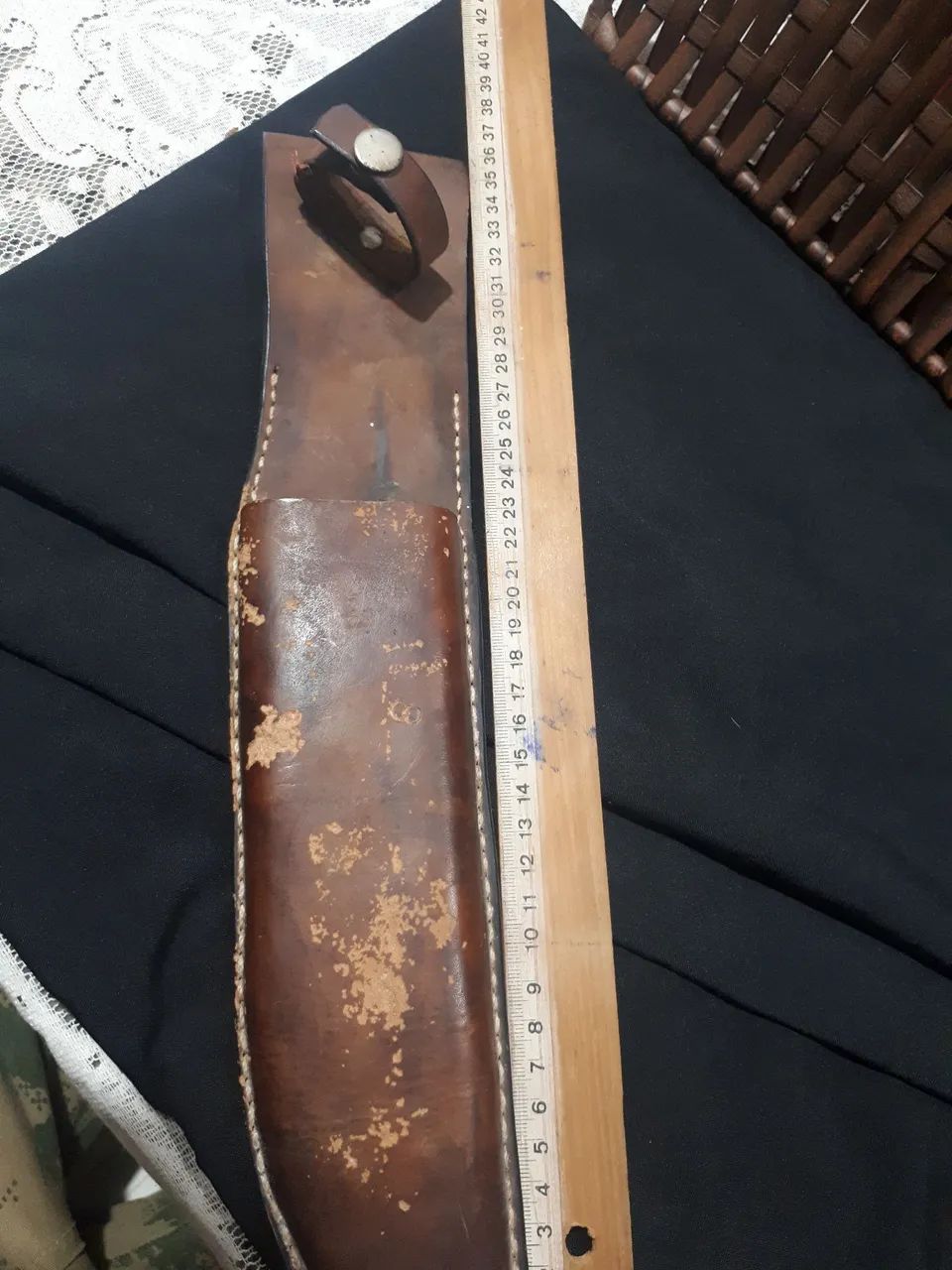 Bainha couro 37 cm - Foto 4