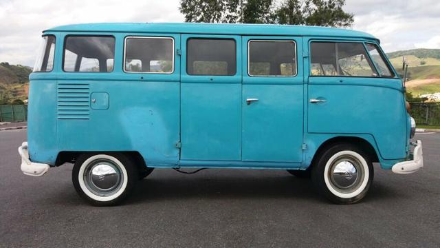 Kombi Corujinha 1964 azul, motor, suspenção, freios e elétrica nova