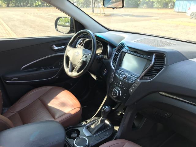 Hyundai Grand Santa Fé 3.3 2014 + Teto Panorâmico Preço Abaixo da Fipe - Foto 7