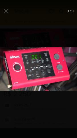 Bateria Eletrônica Ddrum - Foto 4
