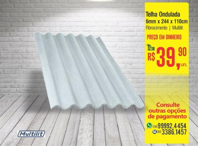 Telha 4mm Ondulada Residencial - Oferta! - Foto 3