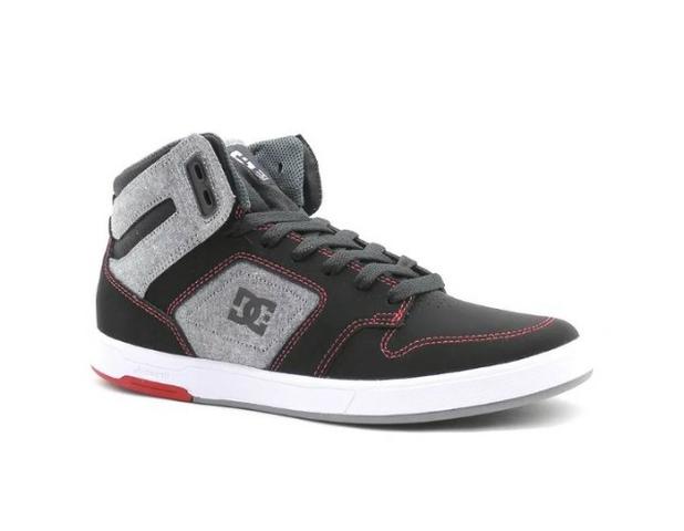 Urgente Tênis DC Nyjah High Black Grey N.40 semi novo top demais - Foto 2