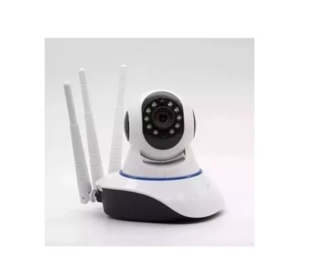 Camera IP Robô P2P 3 Antenas V380 Wi-Fi 720p Visão Noturna - Foto 2