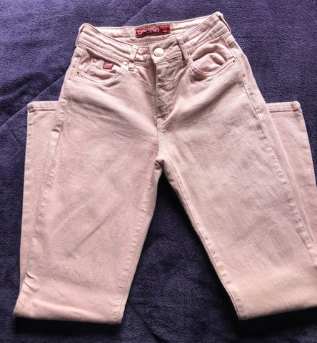 calca jeans rose