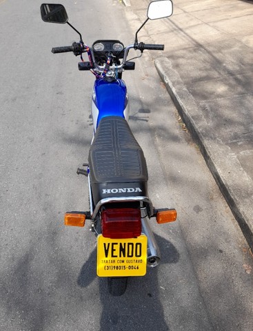 HONDA CG 125 1987 A MAIS NOVA DO BRASIL APROPRIADA PARA PLACA PRETA E COLEÇÃO!