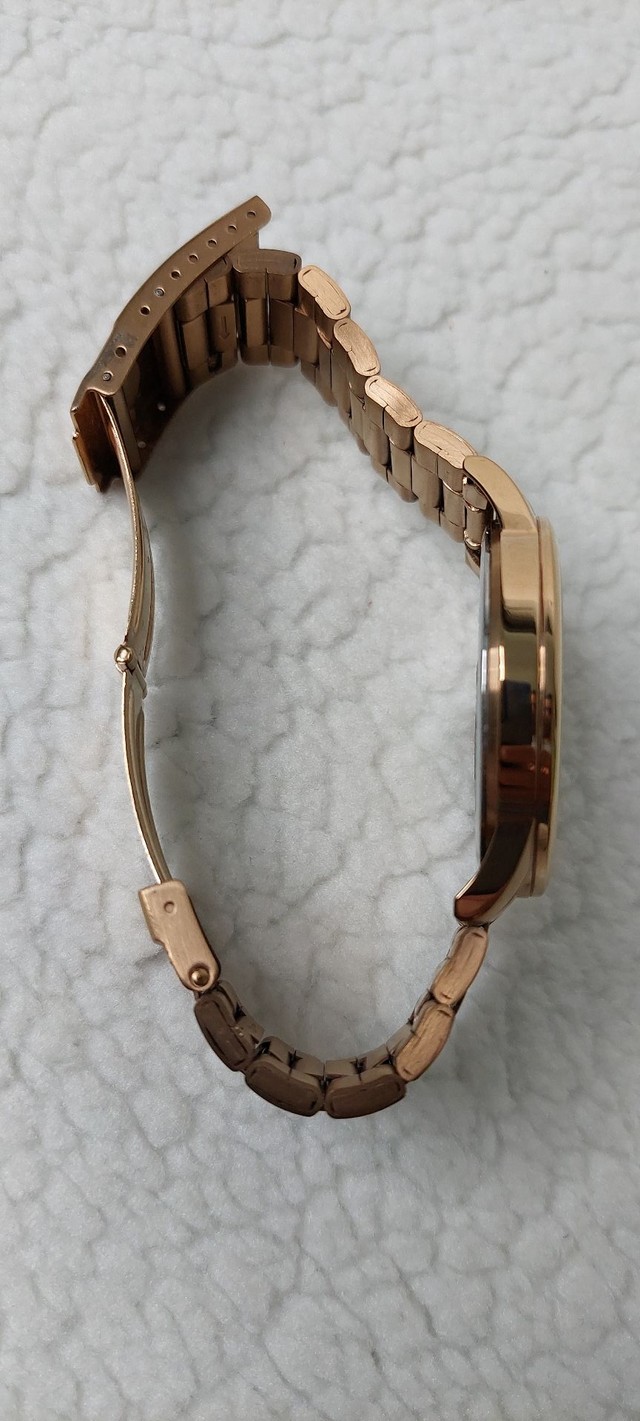 Relógio Akium Feminino Aço Dourado Rosé TML 7128A 30mt - Foto 4