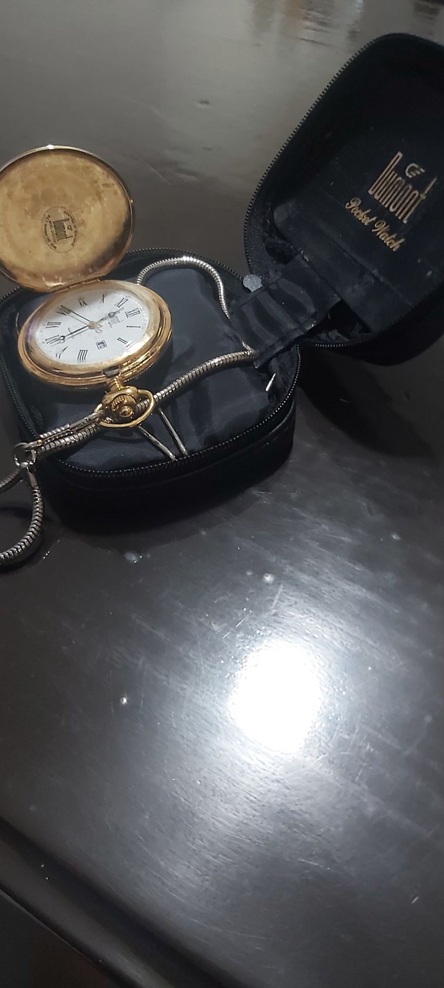 RELÓGIO DE BOLSO DUMONT - Foto 6