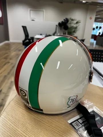 Capacete Beon B120 retrô modelo italiano  - Foto 2