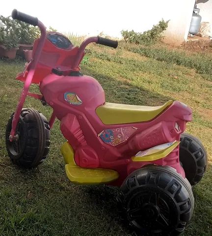 Mini Moto Elétrica Infantil Preta 6v Motostar - Brink+