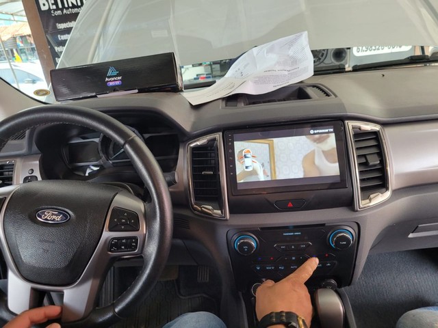 Multimídia Android Tela de 9 Ford ranger 2018